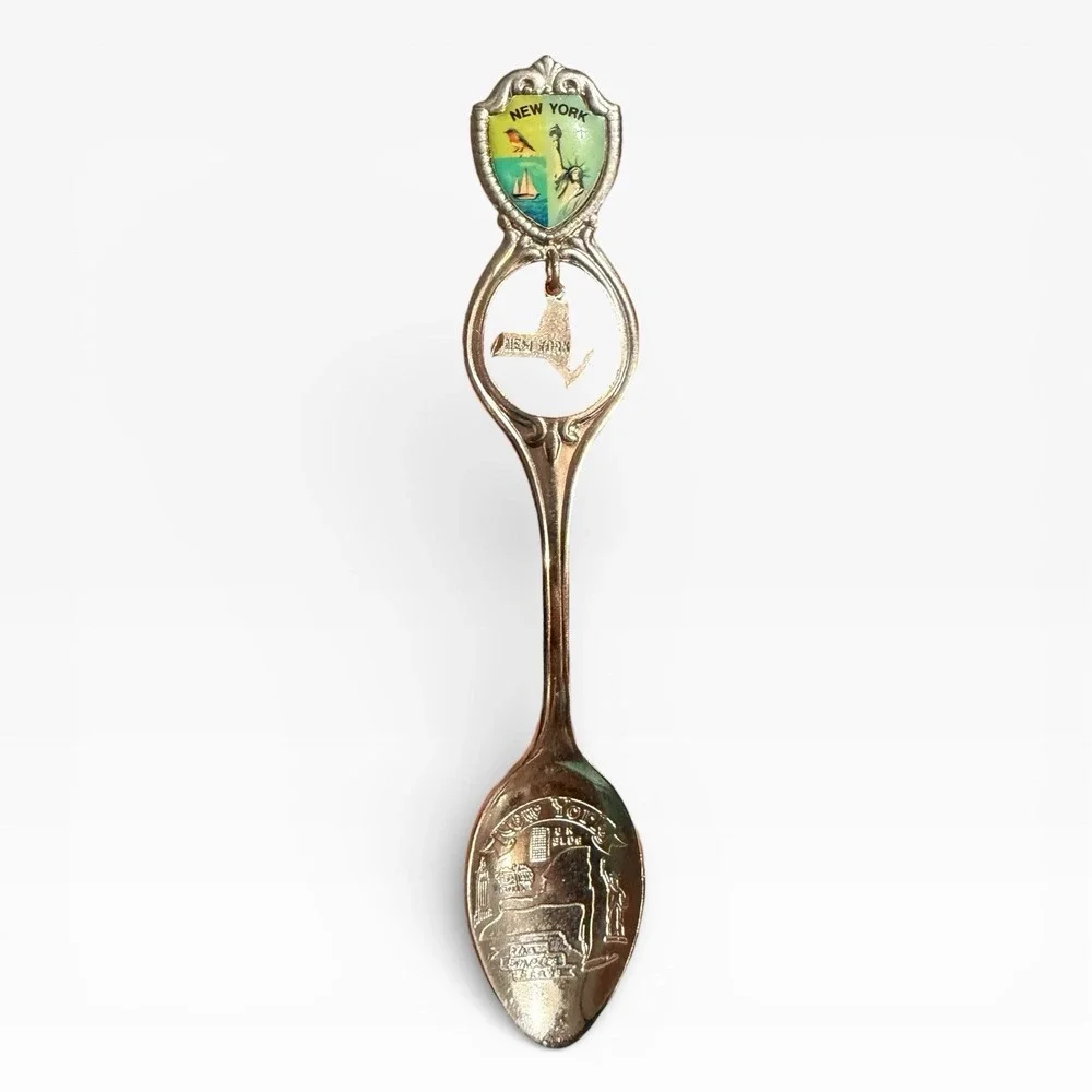 Lot of (2)‎ New York State Souvenir Spoons Collectible